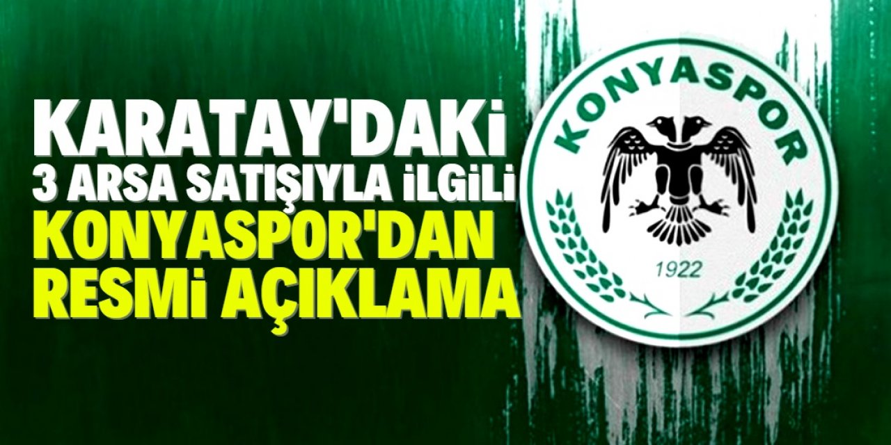 Konyaspor’dan ihale ile ilgili resmi açıklama 