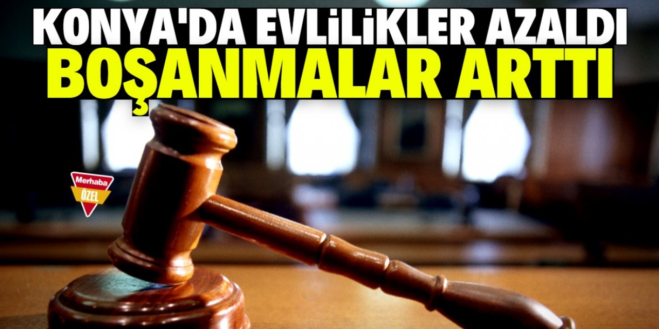 Evlilikler azaldı  boşanmalar arttı