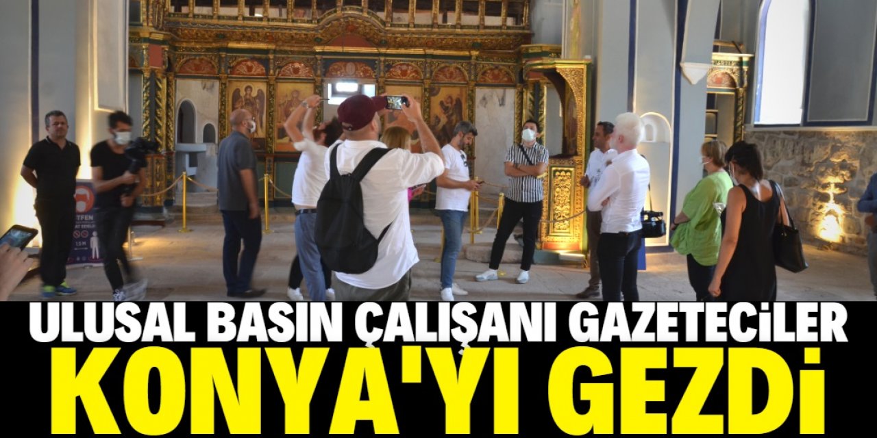 İstanbul'da görev yapan ulusal basın çalışanı gazeteciler Konya'yı gezdi
