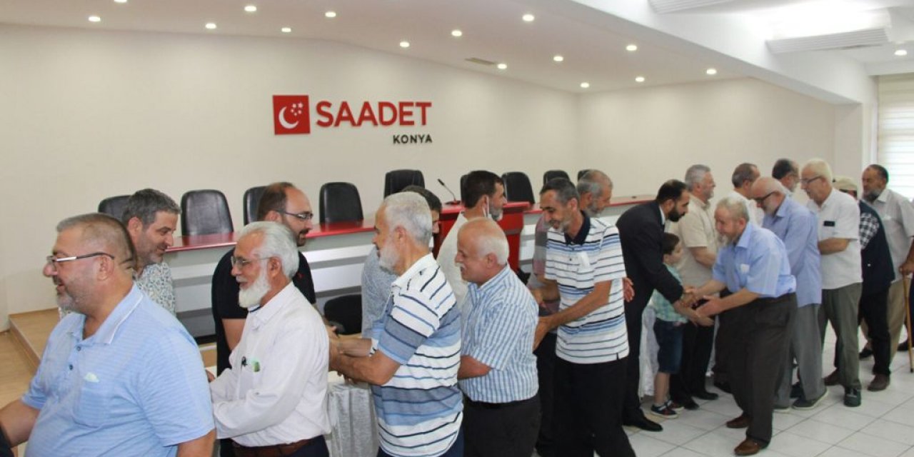 Saadet Partisi Konya İl Teşkilatı bayramlaştı