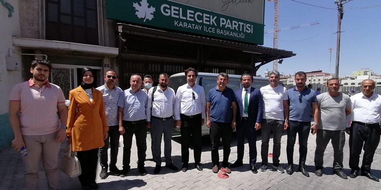 Gelecek Partisi Karatay'da nöbet değişimi