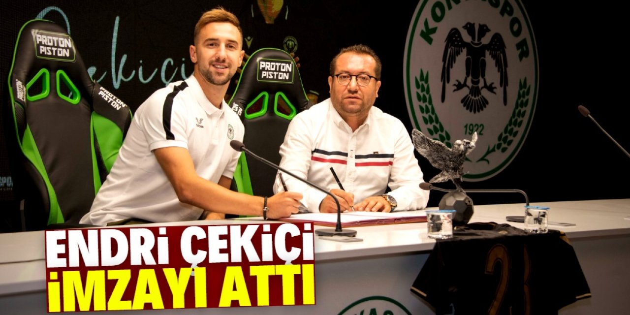 Konyaspor, Endri Çekiçi'yi kadrosuna kattığını açıkladı