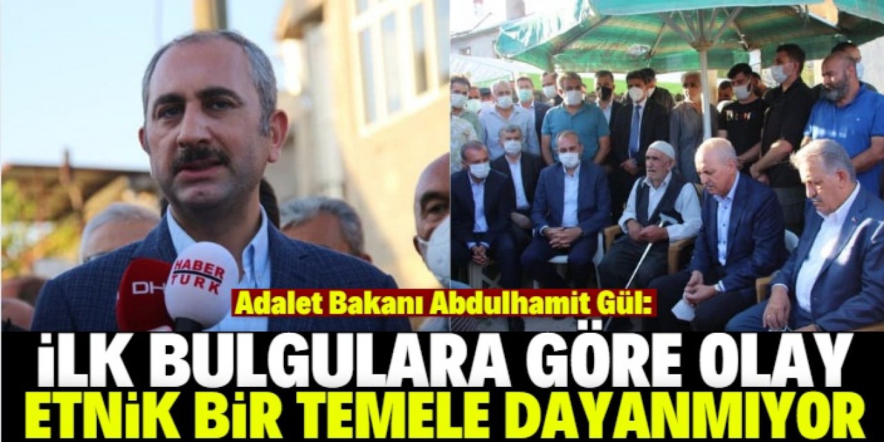 Adalet Bakanı Abdulhamit Gül'den taziye ziyareti