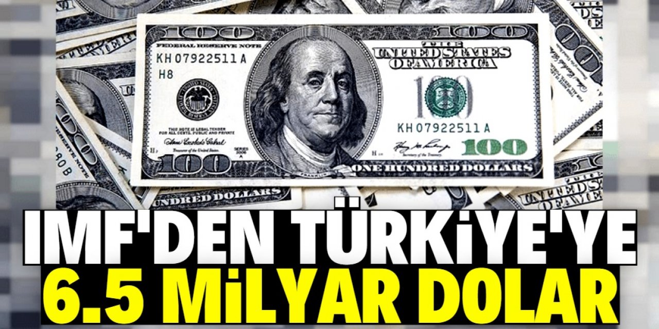 IMF'den Türkiye'ye 6.5 milyar dolar yardım