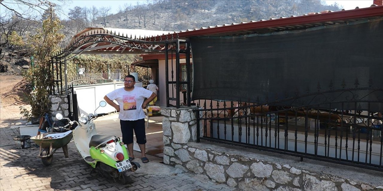 Marmaris'te evi yanmaktan son anda kurtulan Mesut Akgül, o anları anlattı