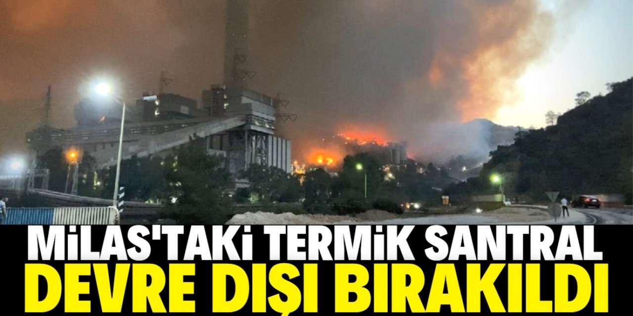 Termik santralde son durum: Devre dışı bırakıldı