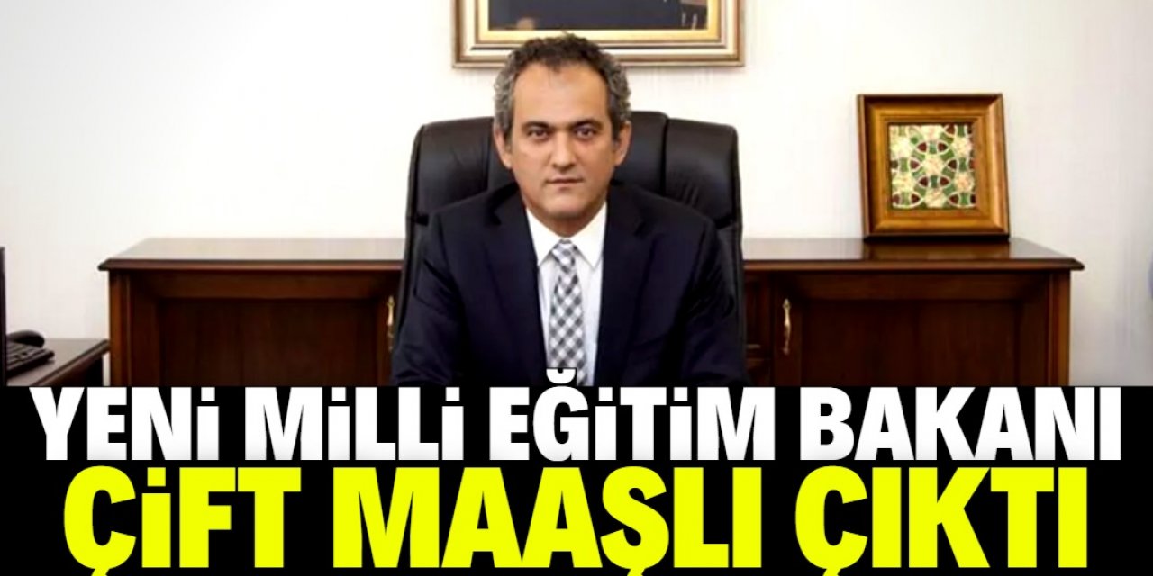 Yeni Milli Eğitim Bakanı Mahmut Özer çift maaşlı çıktı!