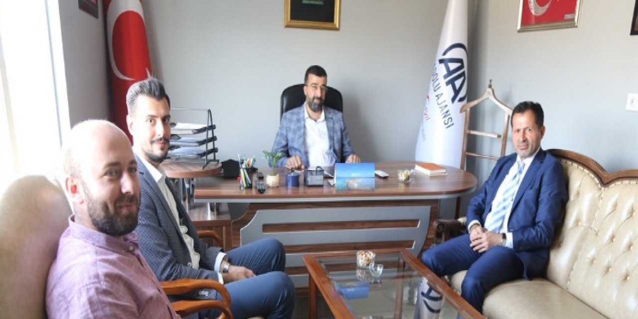 AK Parti Konya Milletvekili Altunyaldız, AA Konya Bölge Müdürü Yerlikaya'yı ziyaret etti