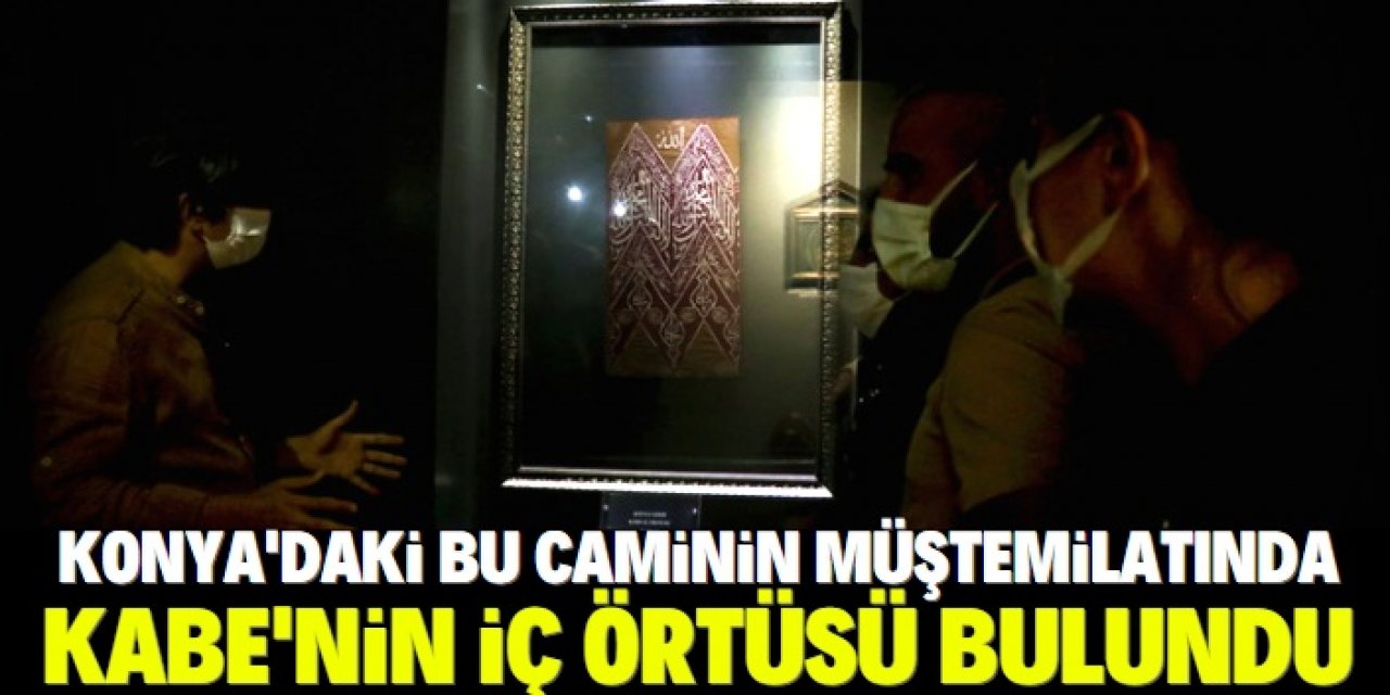 Kabe örtüsünün 1800'lü yıllara ait olduğu düşünülüyor