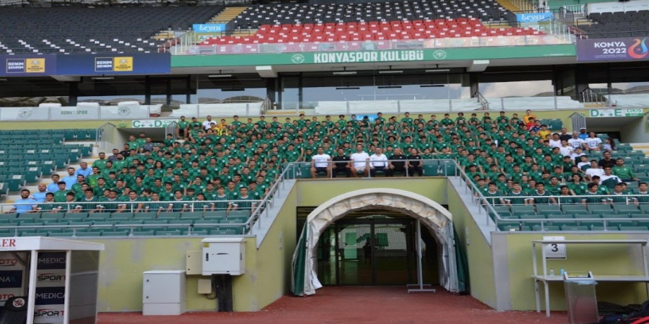 Türkiye’deki Konyaspor Futbol okulları Konya’da buluştu 
