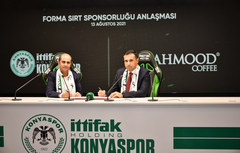 Konyaspor Mahmood Coffee ile sponsorluk anlaşması imzaladı