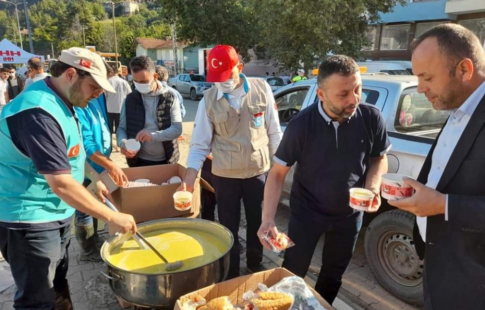 Cansuyu afet bölgesi için seferber oldu