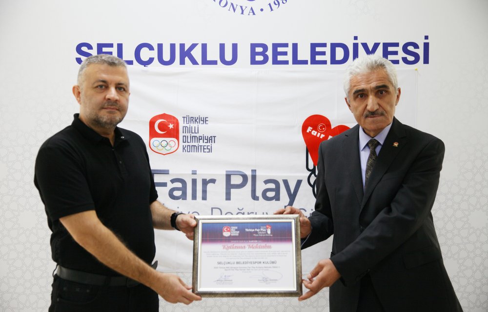 Selçuklu Belediyespor’u gururlandıran ödül