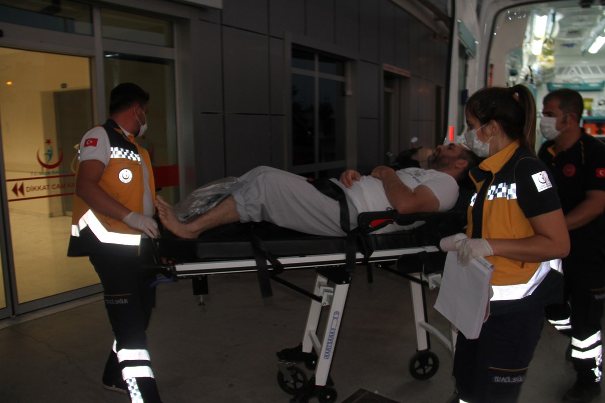 Beyşehir'de elektrik akımına kapılan kişi hastaneye kaldırıldı