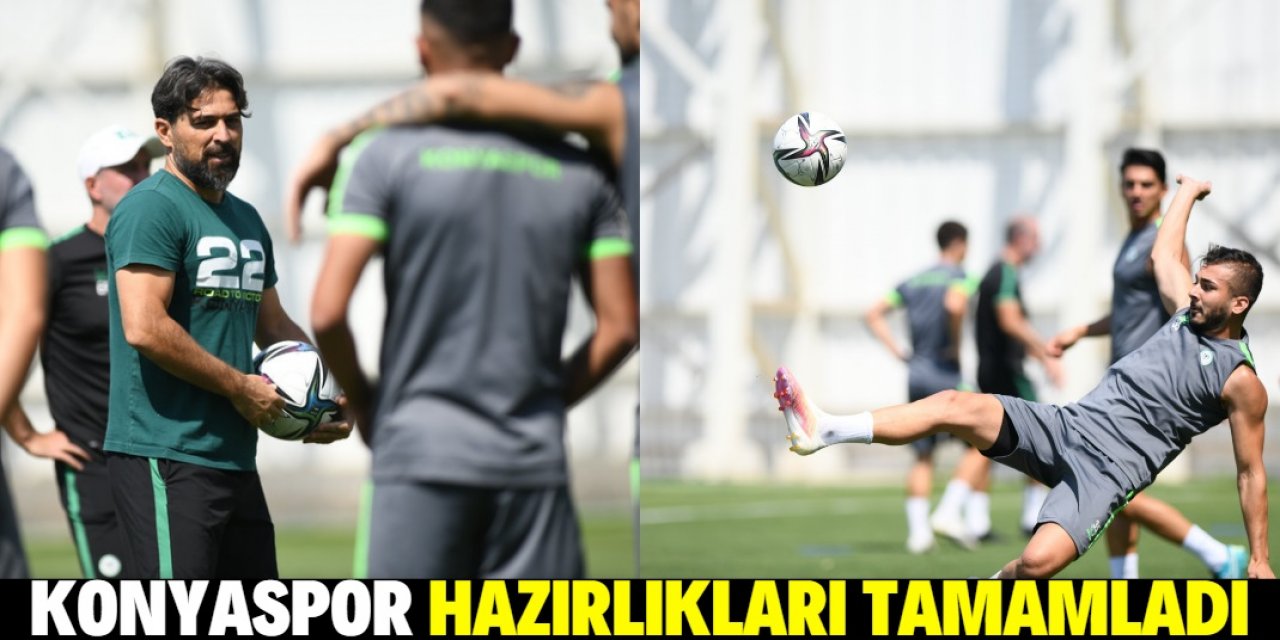 Konyaspor, Adana Demirspor maçı hazırlıklarını tamamladı