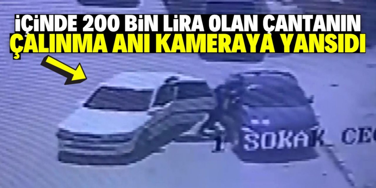 Konya'da içinde 200 bin lira olan çanta çalındı