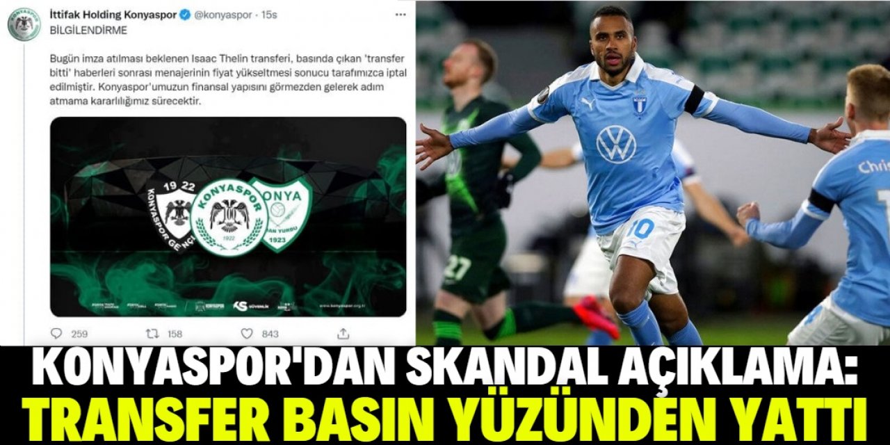 Konyaspor transferde basını suçladı 