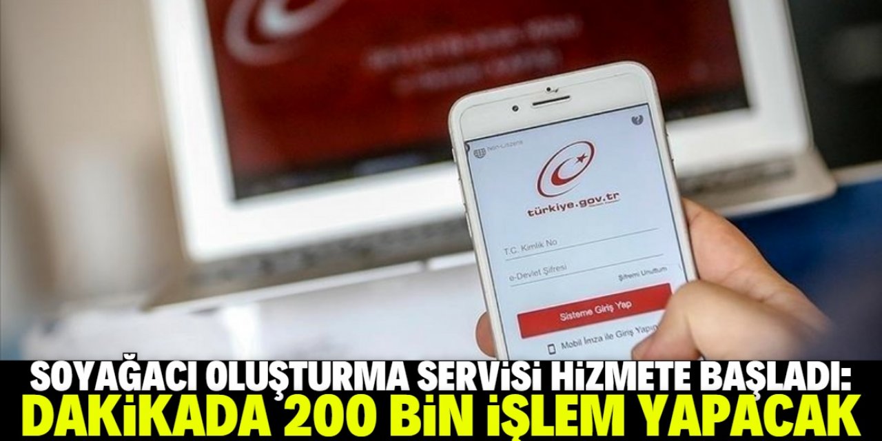 İçişleri Bakanlığı "soyağacı oluşturma" hizmetine başlandığını duyurdu