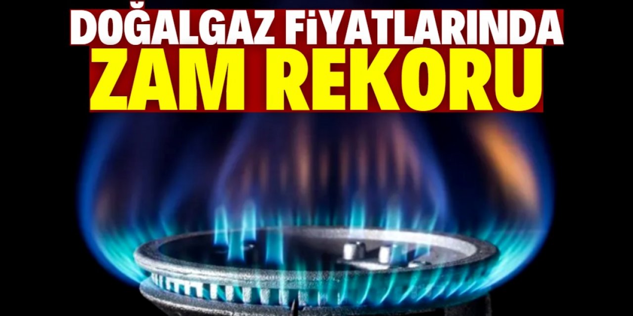 Doğalgaz fiyatlarında 2021'in zam rekoru kırıldı