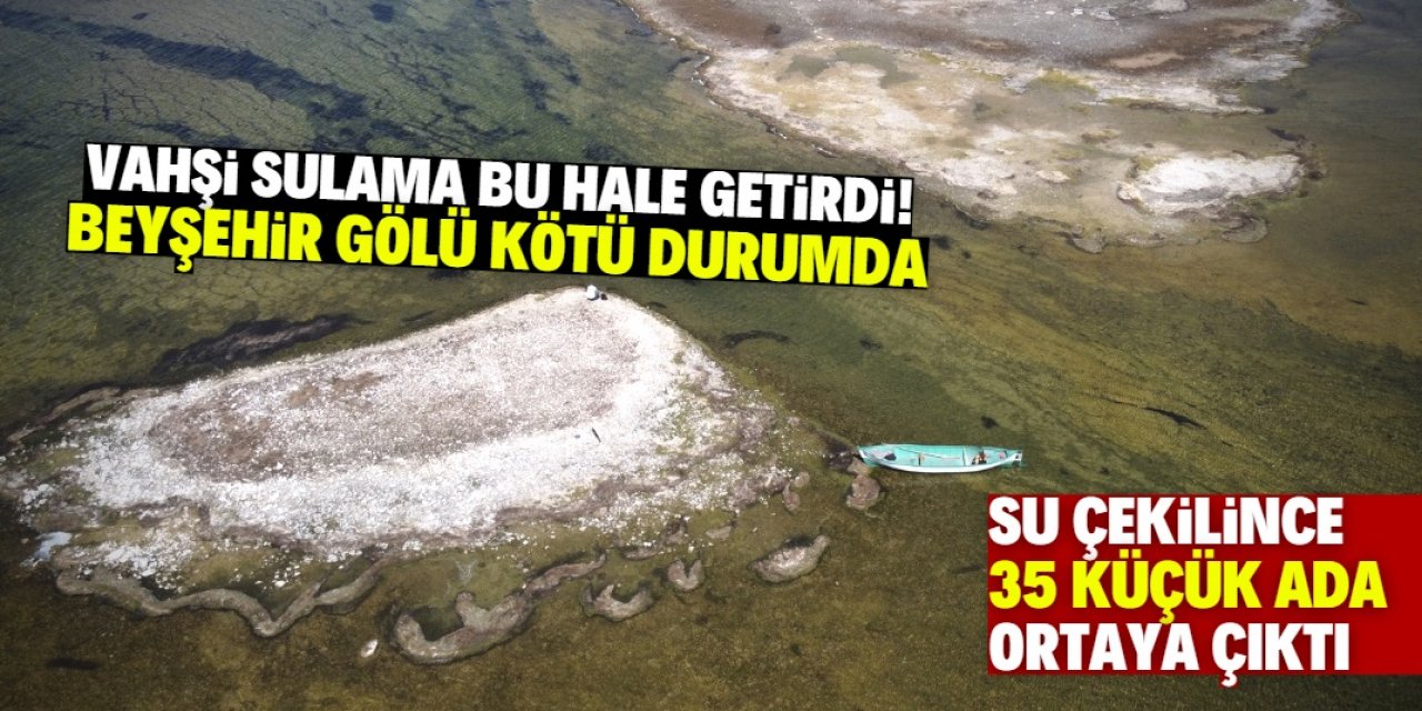"Beyşehir Gölü'nün kurumasından endişe ediyoruz"