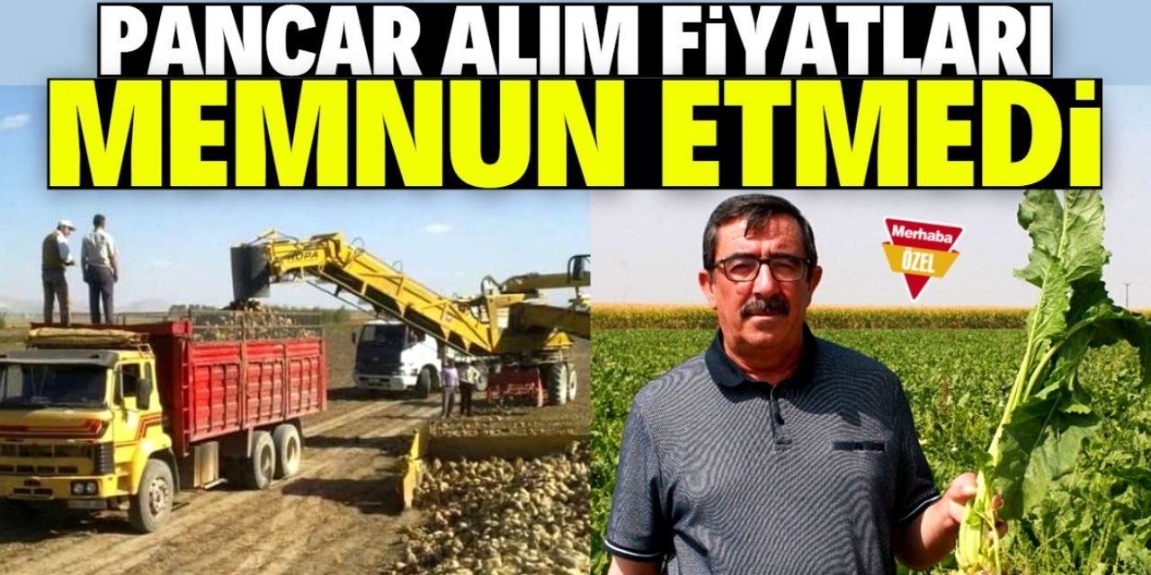 Pancar fiyatı memnun etmedi!