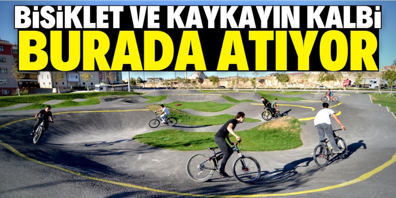 Konya'da bisiklet ve kaykayın kalbi bu mekanda atıyor
