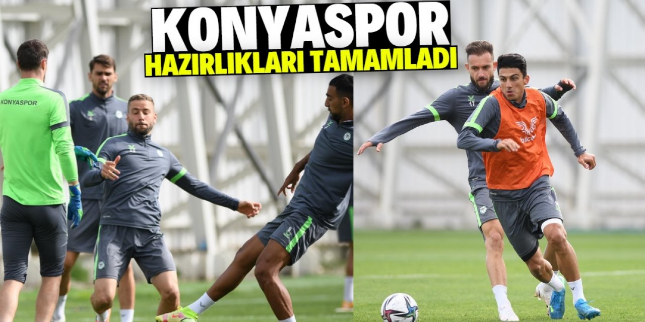 Konyaspor, Trabzonspor maçı hazırlıklarını tamamladı