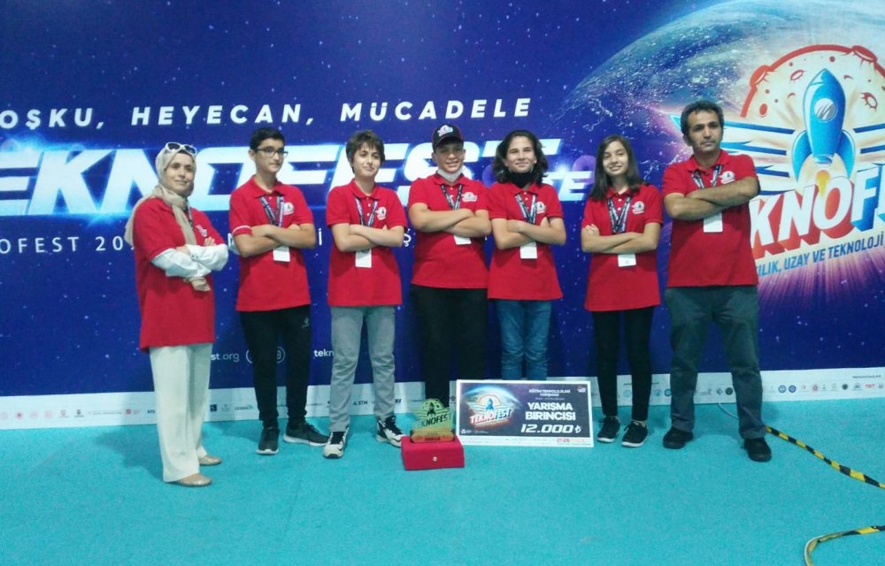 Bilim Kurdu Projesi'ne birincilik ödülü verildi