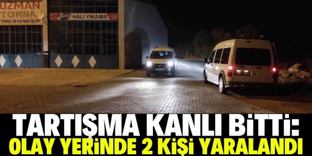 Konya'daki bıçaklı kavgada 2 kişi yaralandı