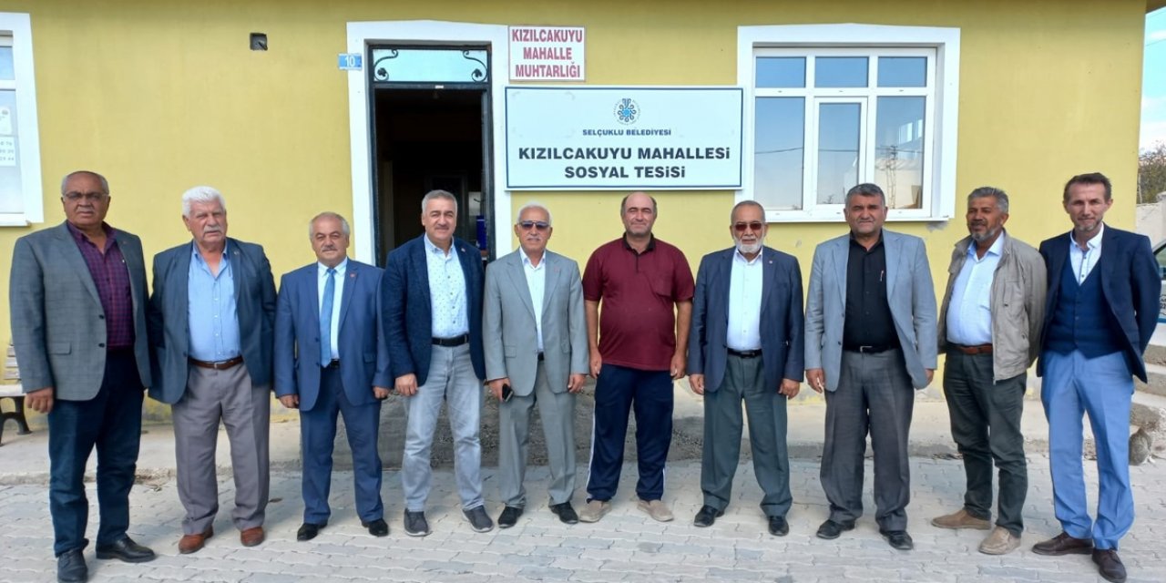 Selçuklu'da muhtarlar sorunları yerinde dinledi