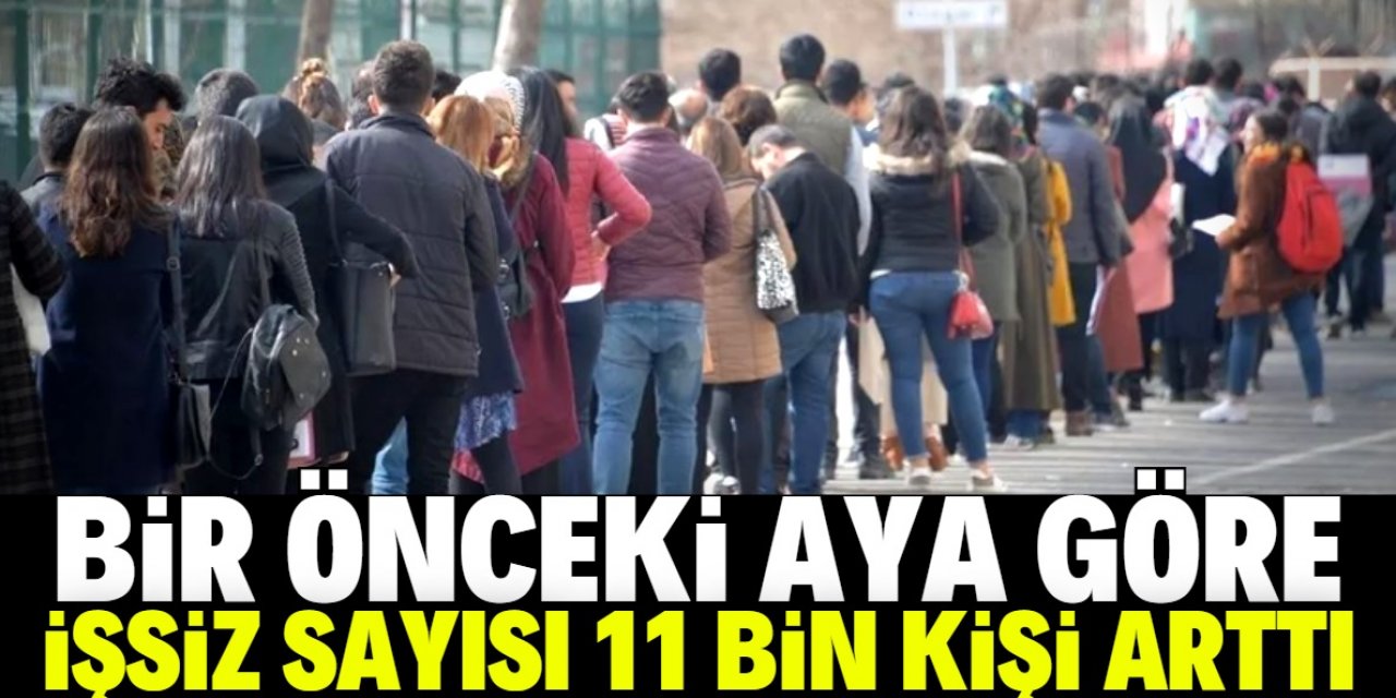 Türkiye'de 3 milyon 965 bin kişi işsiz