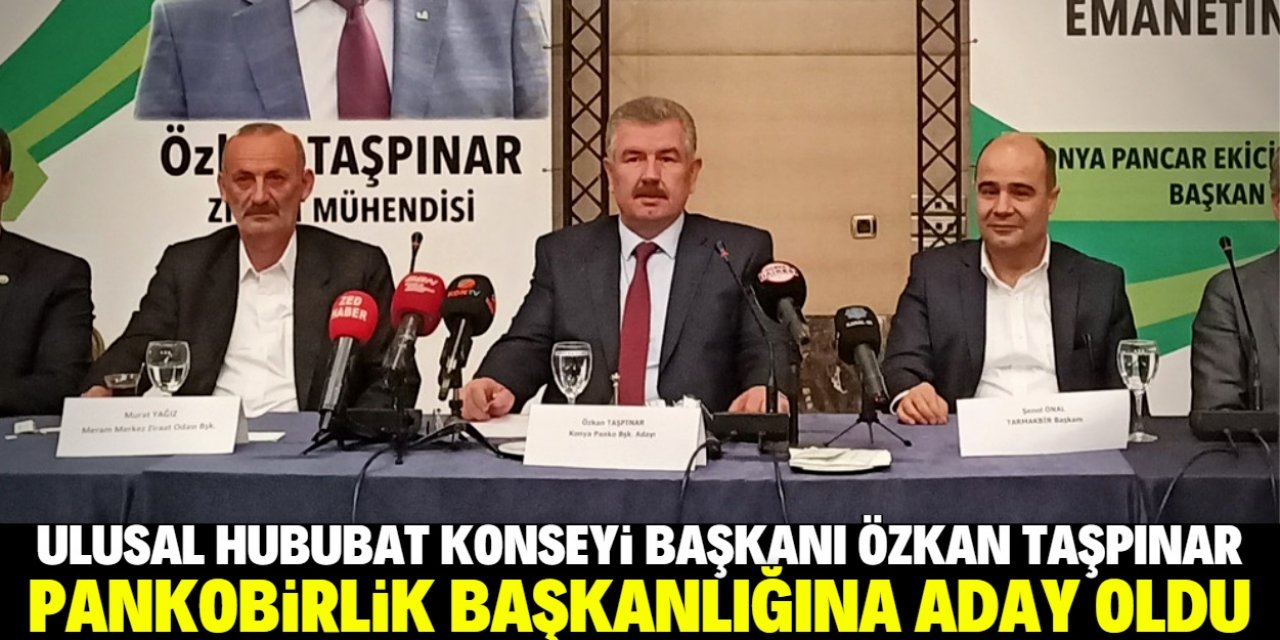 Özkan Taşpınar PANKOBİRLİK başkanlığına aday oldu