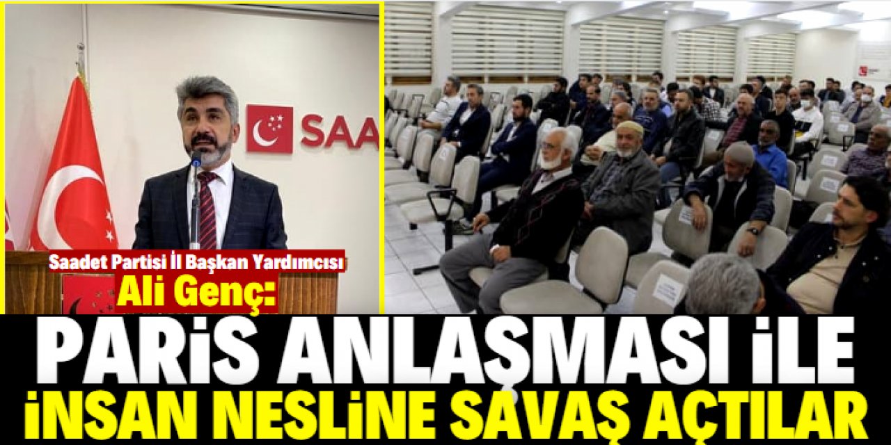 "Küresel güçler insanlığa savaş açtı"