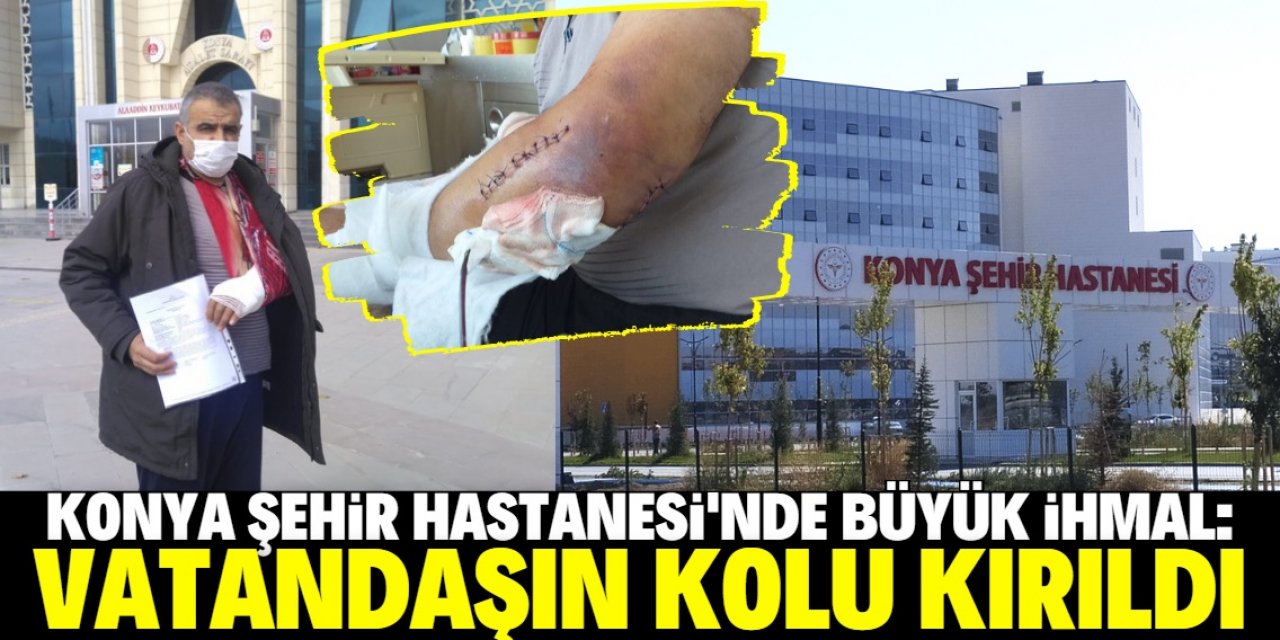 Hastane otoparkında kol kırdıran ihmal!