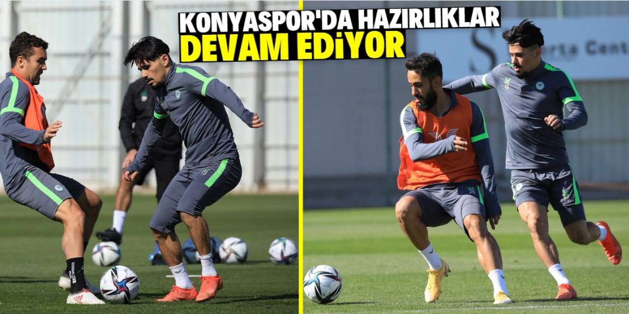 Konyaspor, Fenerbahçe maçı hazırlıklarını sürdürdü