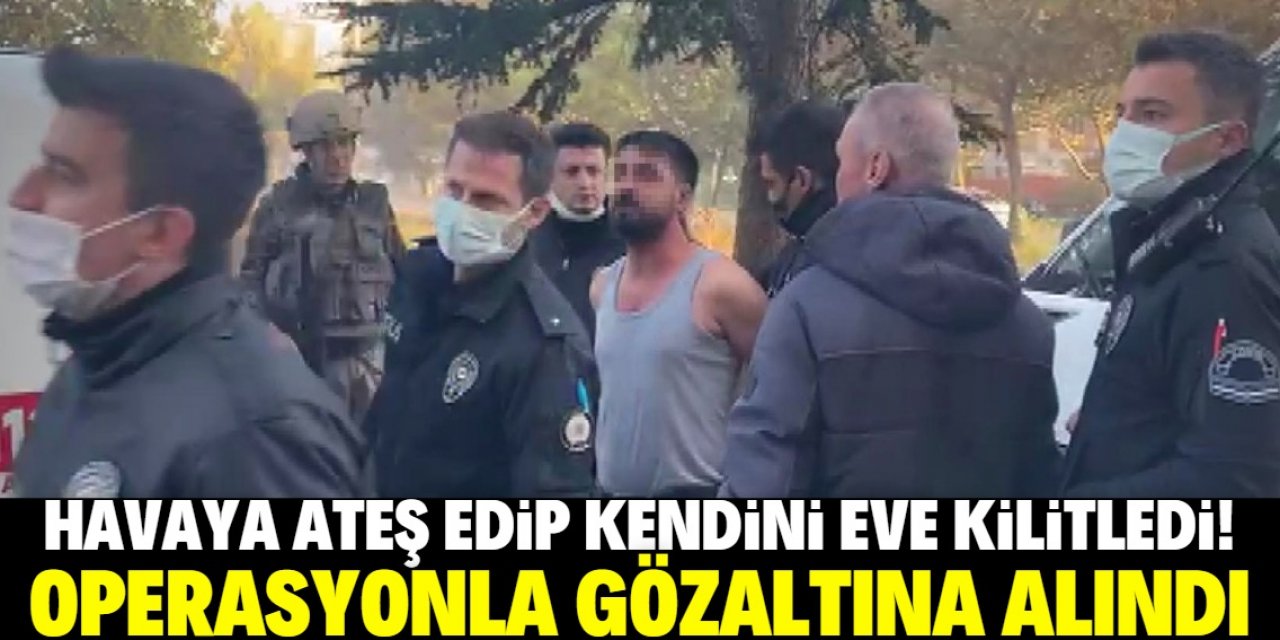 Konya'da havaya ateş eden kişi gözaltına alındı
