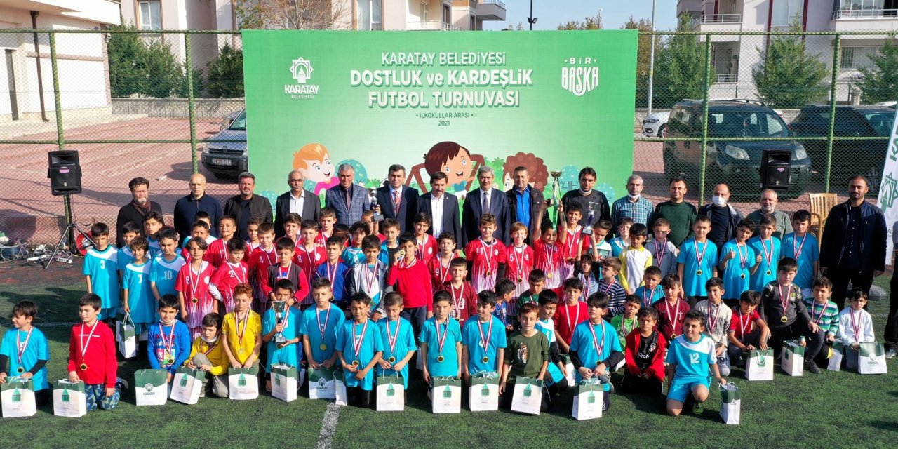 Karatay’da kazanan  dostluk ve kardeşlik oldu