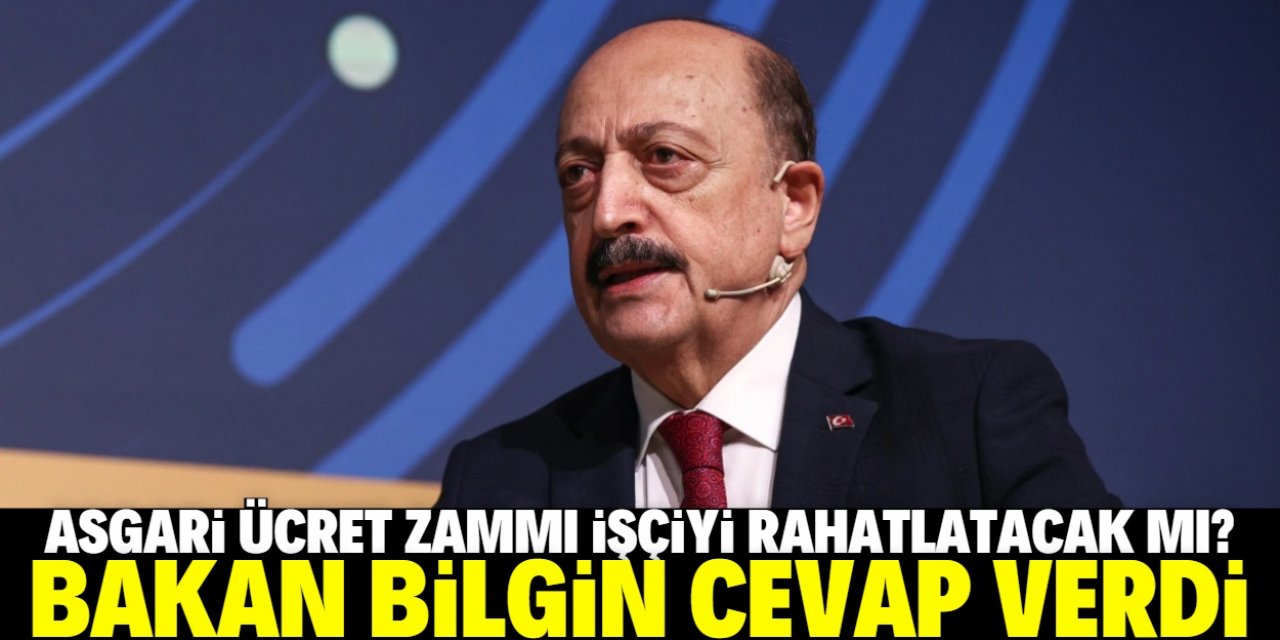 Bakan Vedat Bilgin: Asgari ücreti gündemden çıkartacağız