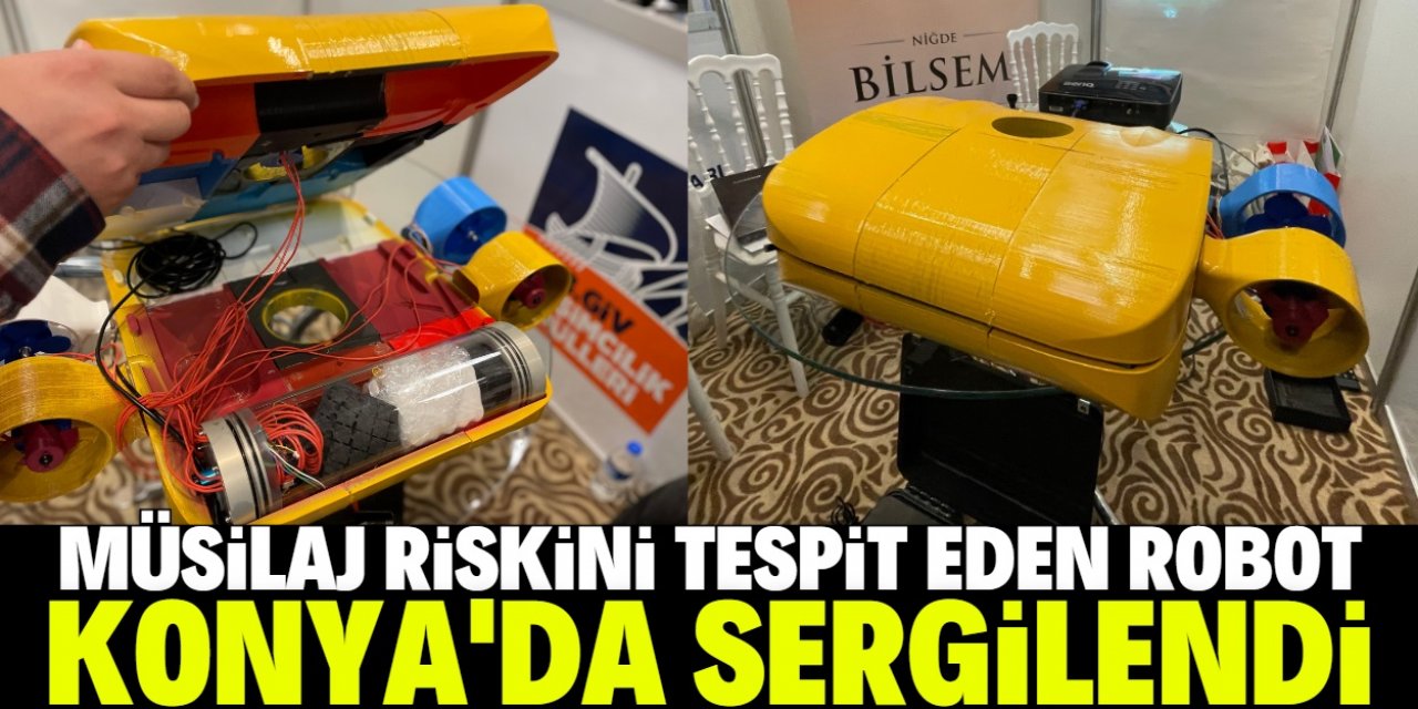 BİLSEM öğrencisinden müsilaj riskini tespit eden su altı analiz robotu