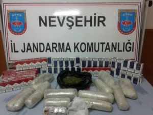 Yolcu Otobüsündeki Peynir Bidonlarından Esrar Çıktı