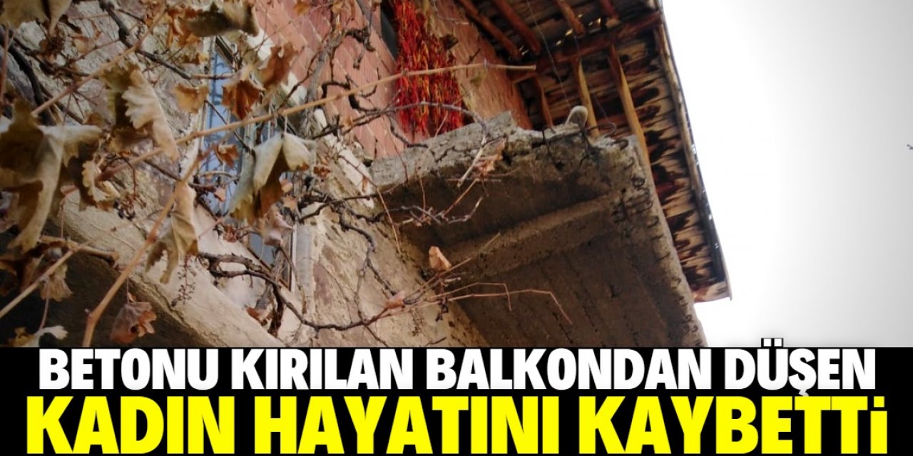 Konya'da betonu kırılan balkondan düşen kadın hayatını kaybetti