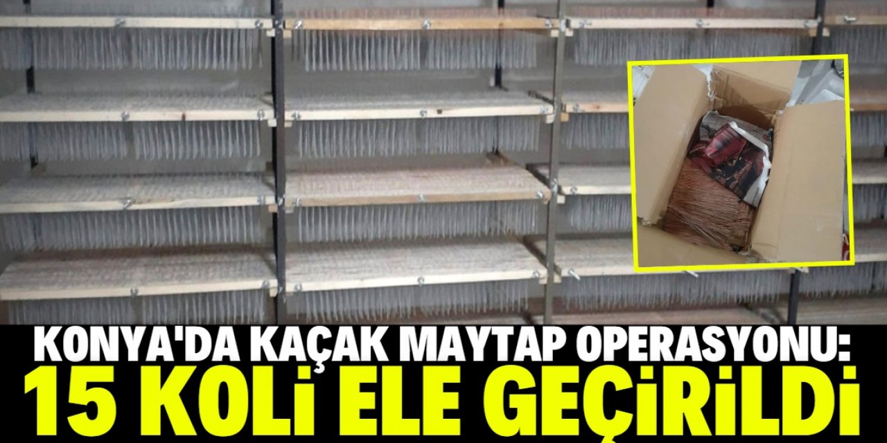 Konya'da kaçak maytap imalathanesine baskın