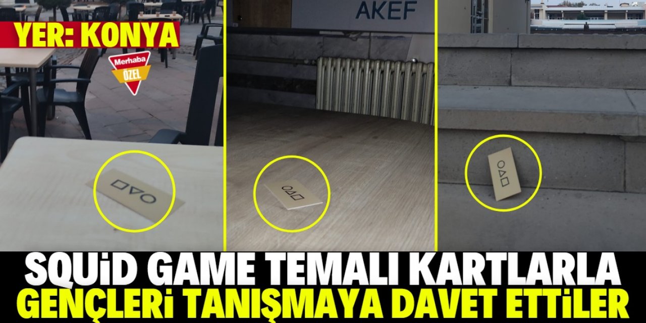 Konya'da Squid Game temalı çalışma