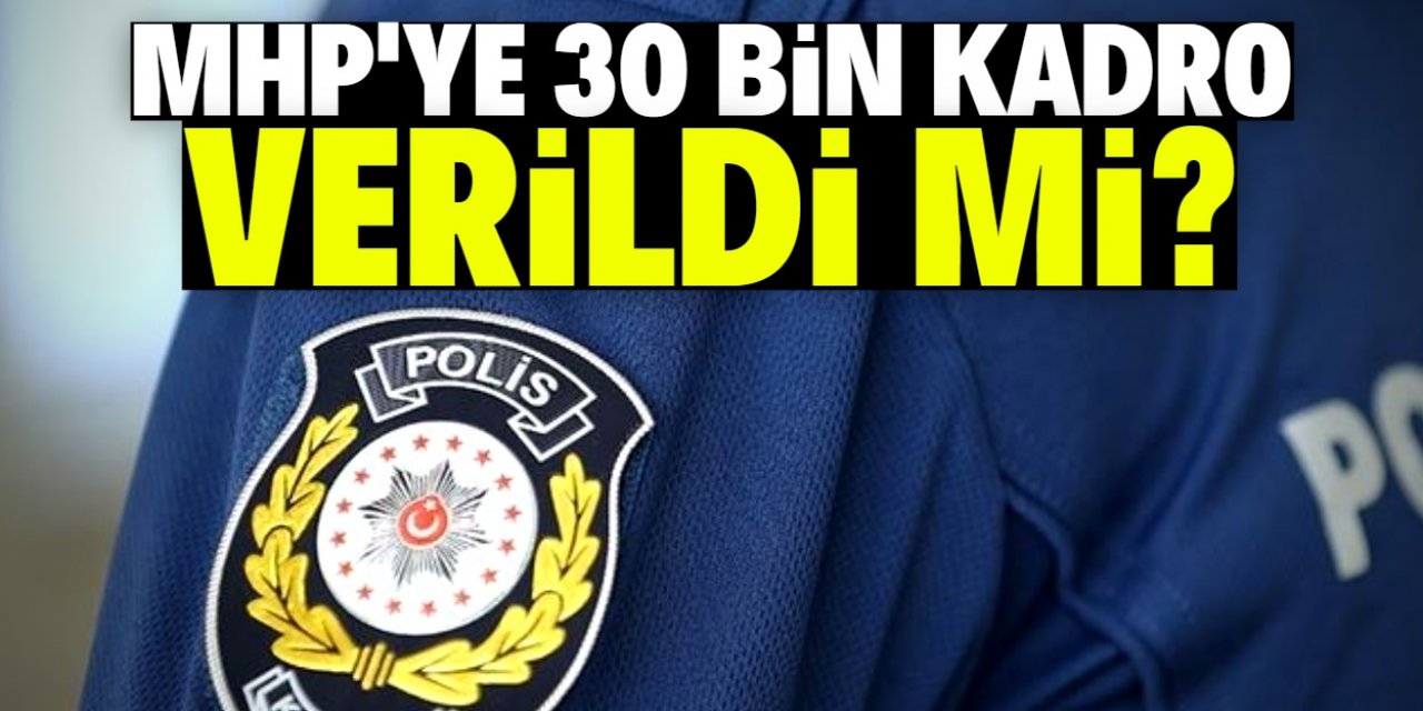 AK Parti'den MHP'ye 30 bin güvenlik kadrosu hediye edildi iddiası