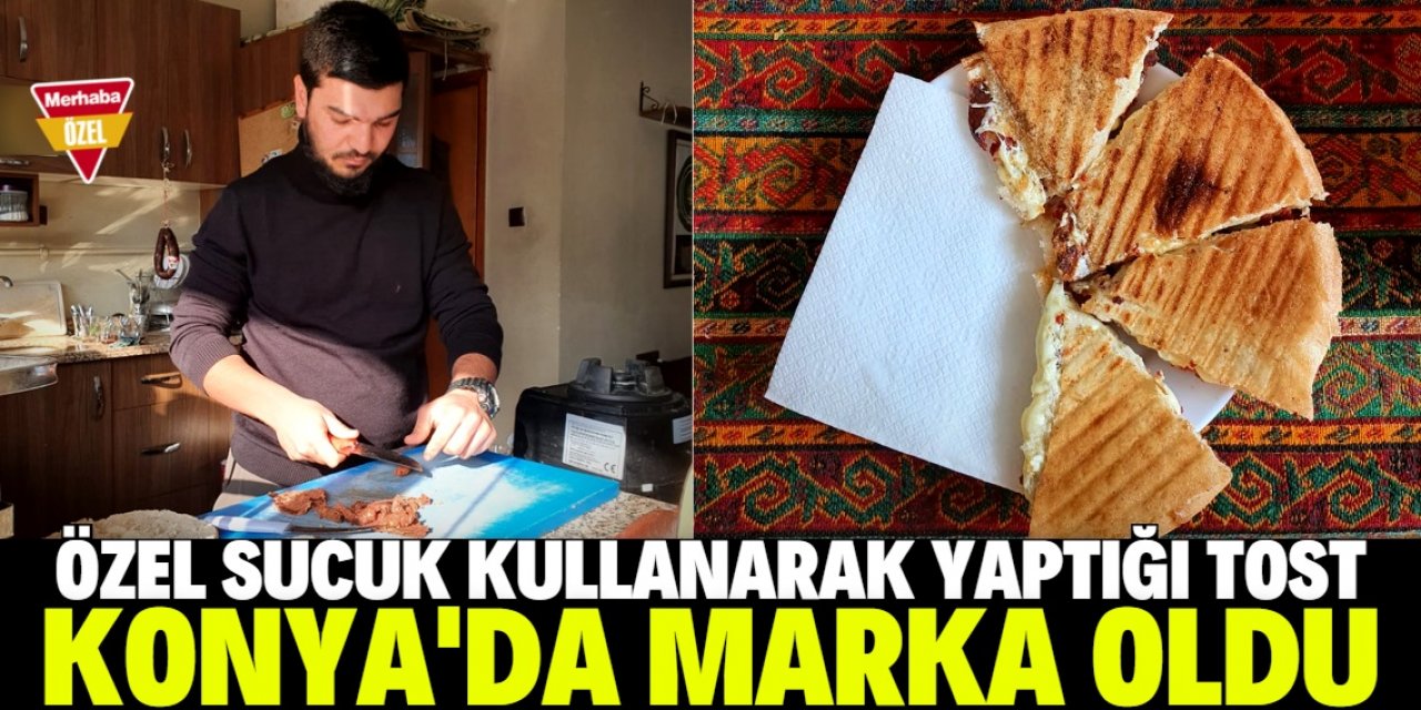 Hurmalı sütün ardından sucuklu tost da marka oldu