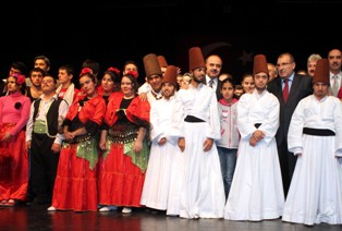 Engelli semazenlerin gösterisi büyüledi