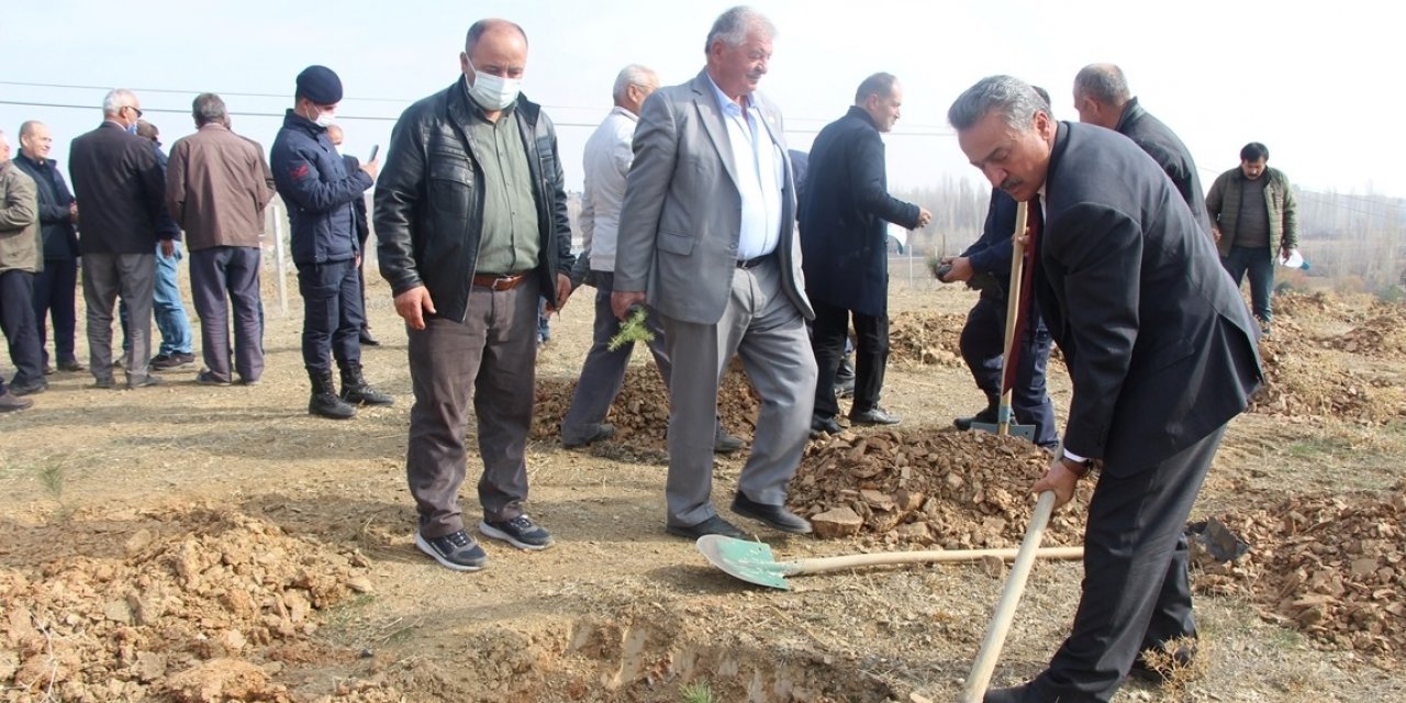 Seydişehir'de 1600 fidan toprakla buluştu