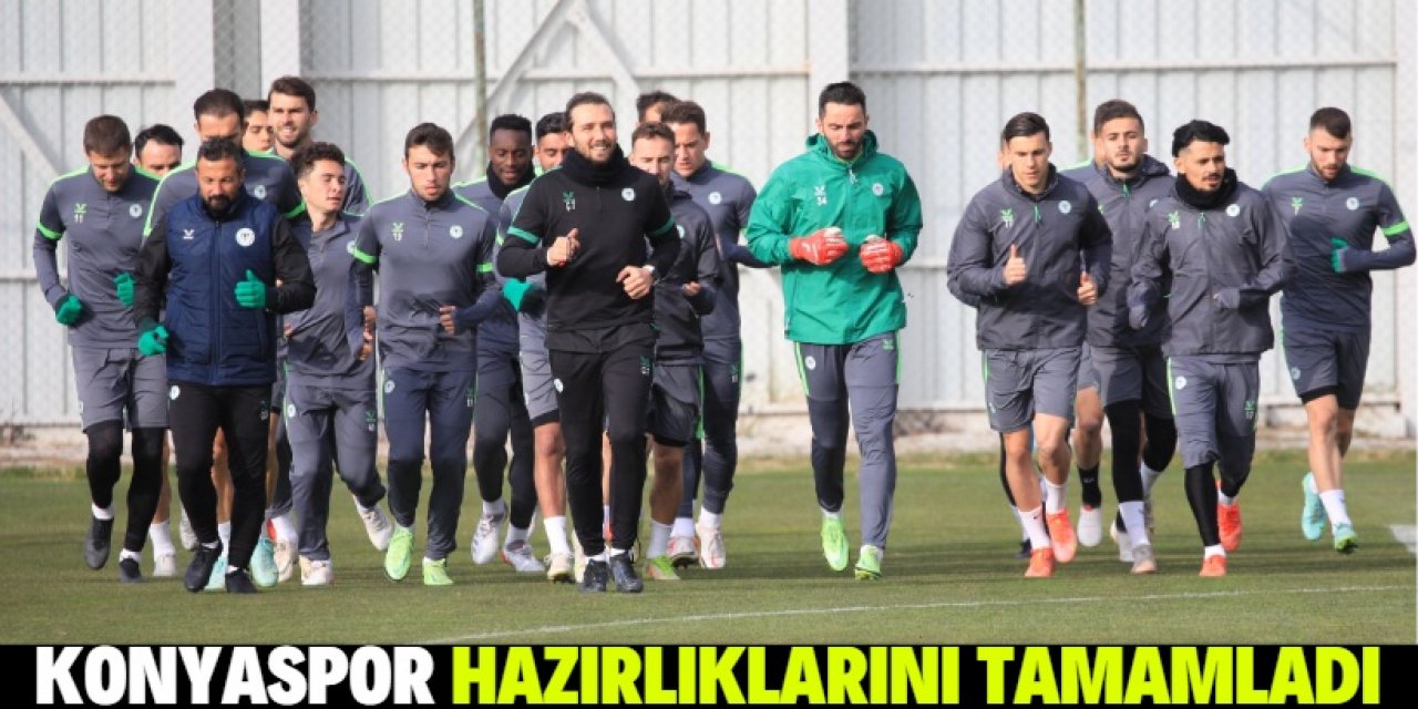 Konyaspor, Çaykur Rizespor maçı hazırlıklarını tamamladı