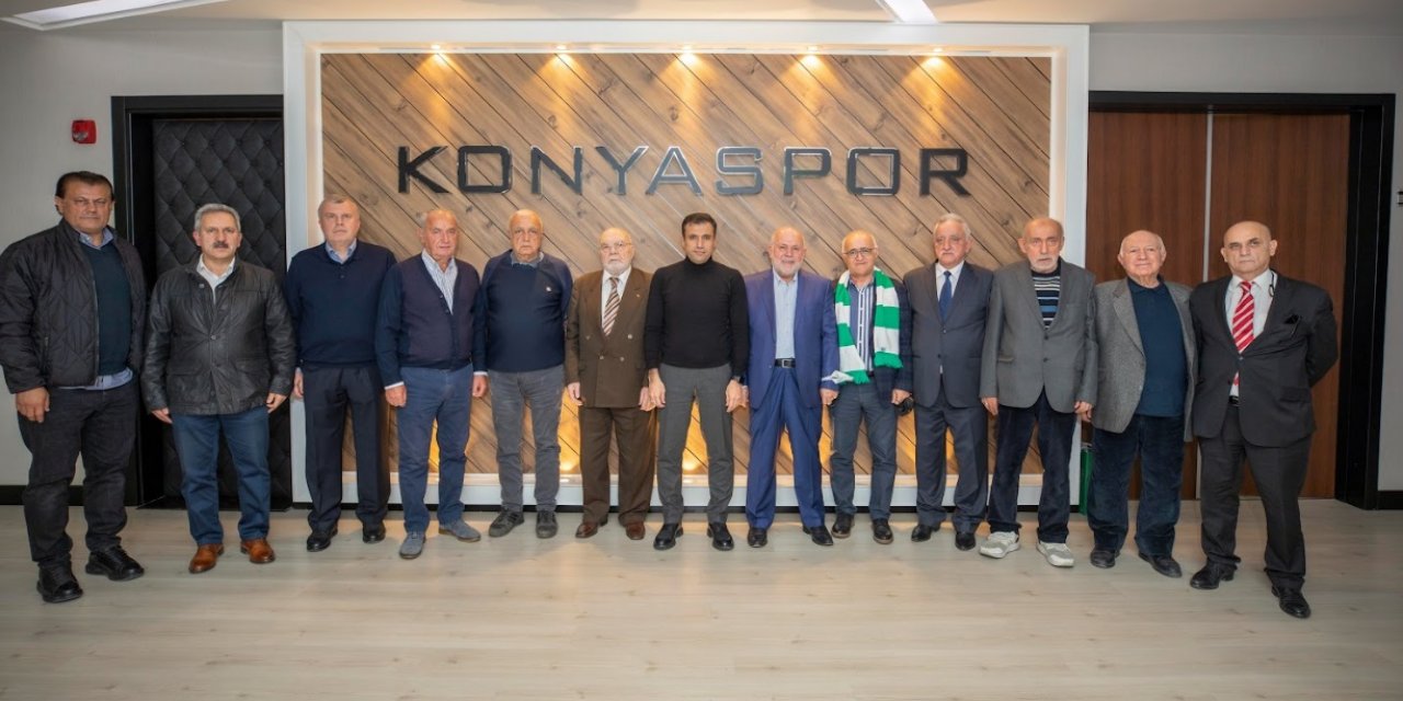 Eski dönem Konyaspor Başkanları kulübün misafiri oldu 