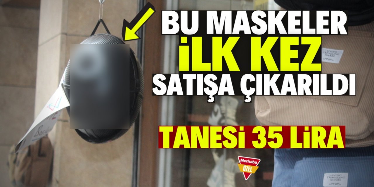 Konya'da bu maskeler ilk kez satışa çıktı